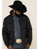 Image #1 - Kimes Ranch Men's Black Skink Quilted Shirt Jacket , , hi-res