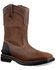 Image #1 - Carhartt Men's 11" Montana Water Resistant Wellington Work Boots - Soft Toe, Brown, hi-res