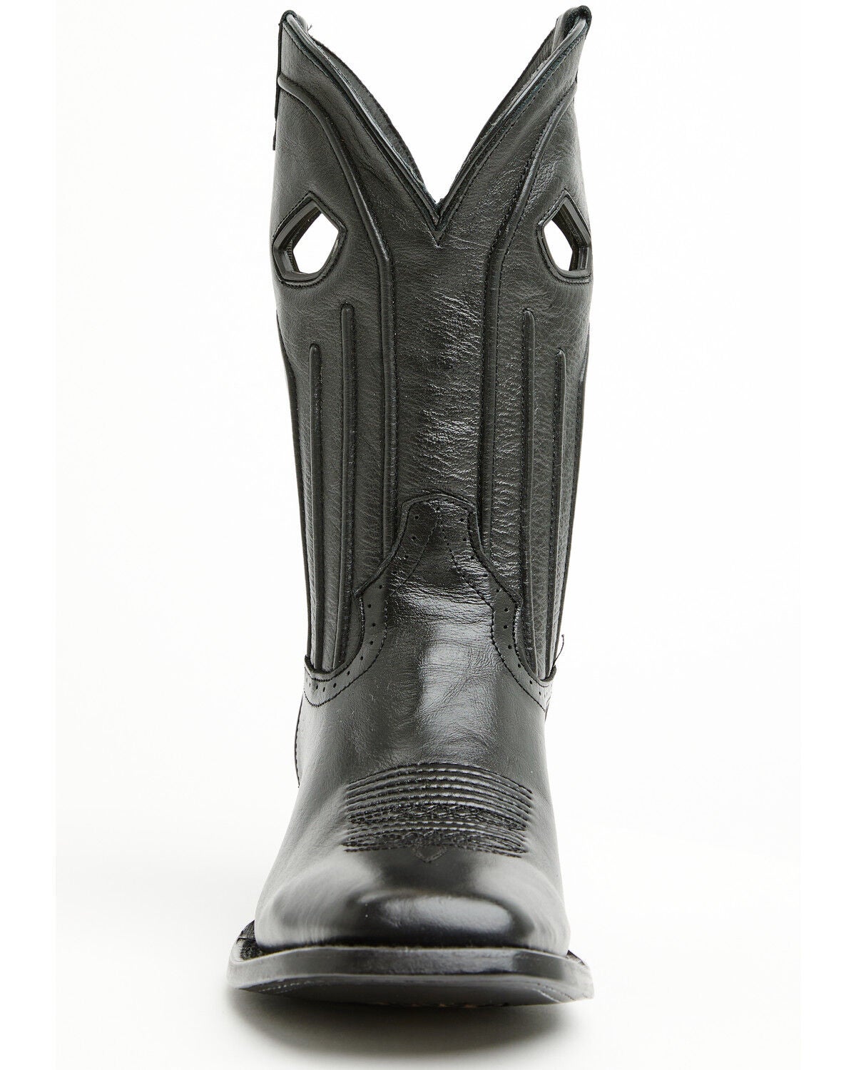 Image #4 - Phantom Rider Men's 11" Arcana Western Boots - Square Toe, Black, hi-res