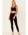 Image #2 - Shyanne Women's Solid Riding Sports Bra, Black, hi-res