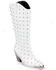 Image #1 - DanielXDiamond Women's Blazing Saddles Western Boots - Snip Toe, White, hi-res