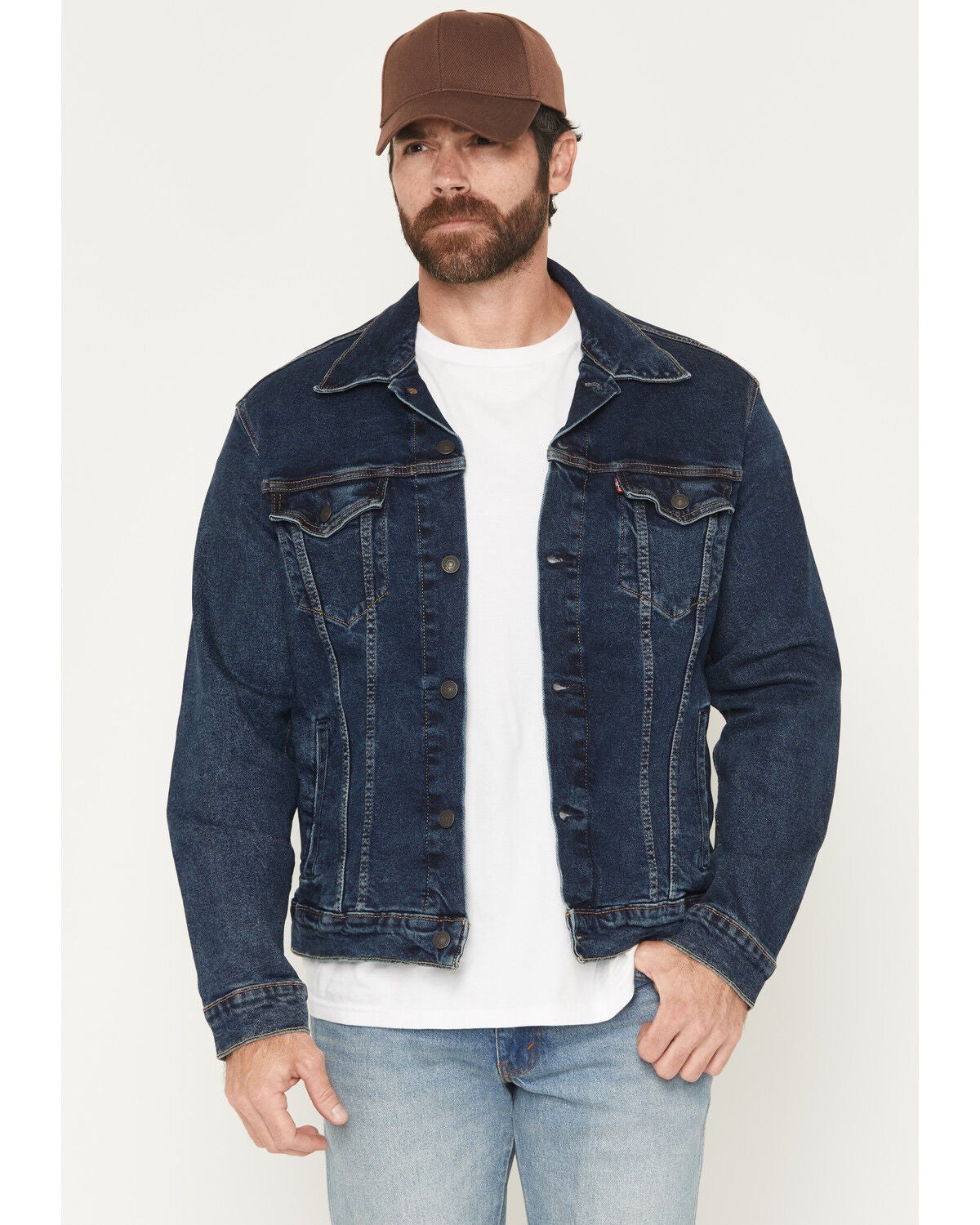Levi's Men's Trucker 2.0 Button-Down Denim Jacket, Blue, hi-res