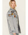 Image #3 - Blue B Women's Denim Patches Jacket, Blue, hi-res
