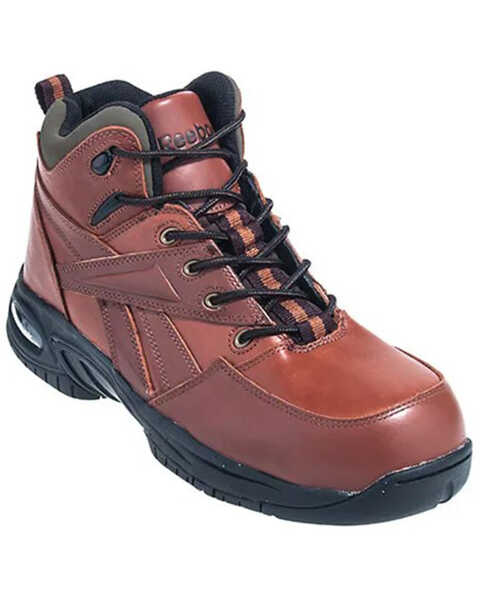 Image #1 - Reebok Men's Tyak Hiker Lace-Up Boots- Composite Toe, Brown, hi-res