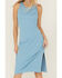 Image #3 - Idyllwind Women's Wild Love Ribbed Midi Dress, Light Blue, hi-res