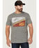 Image #1 - Flag & Anthem Men's Colorado Mountain High Graphic T-Shirt, Heather Grey, hi-res