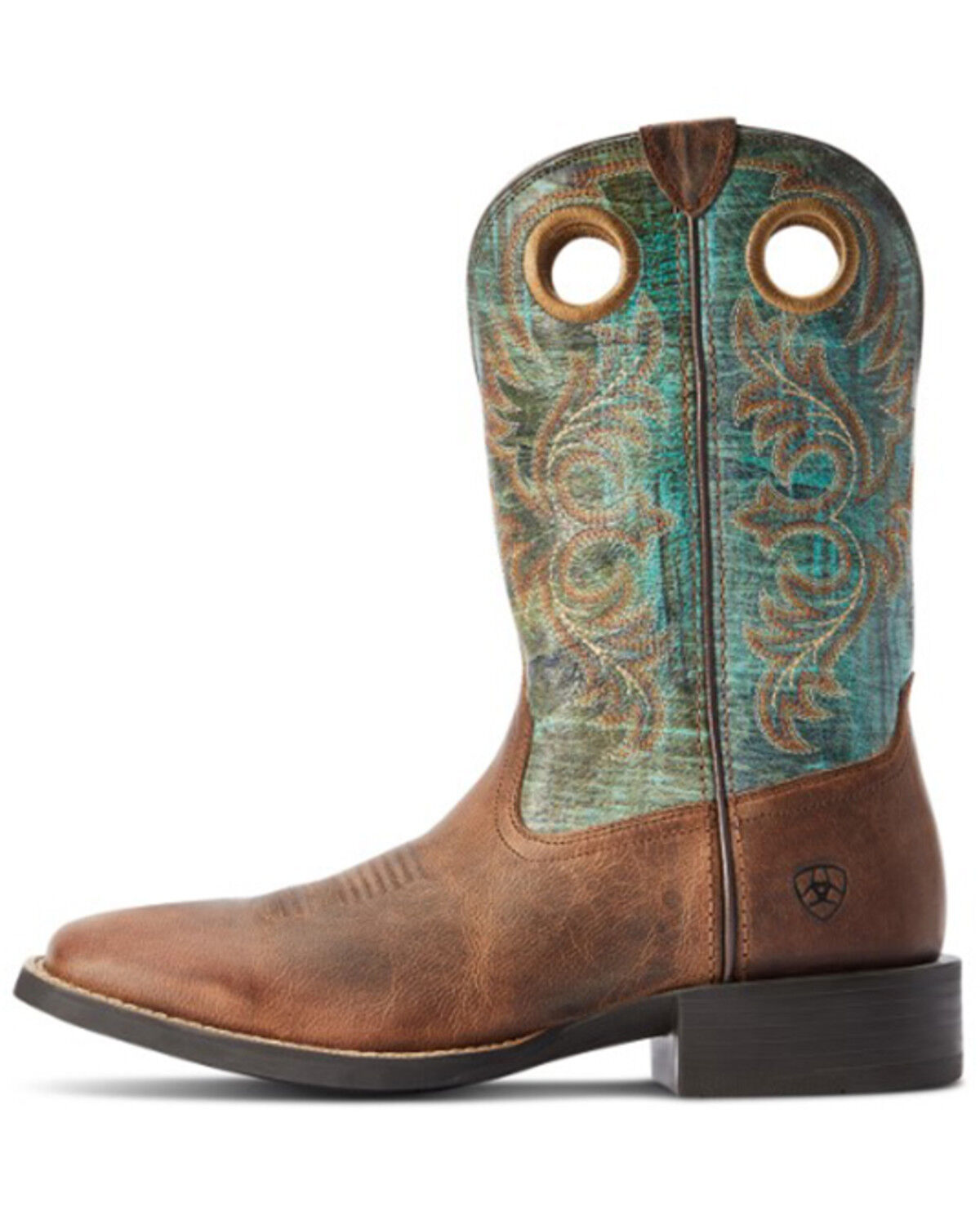 Image #2 - Ariat Men's Sport Rodeo Western Performance Boots - Broad Square Toe, Brown, hi-res
