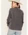 Image #4 - Free People Women's Ashton Zip Thermal Long Sleeve Pullover , Charcoal, hi-res