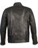 Image #2 - Milwaukee Leather Men's Sheepskin Moto Leather Jacket - 4X, Black, hi-res