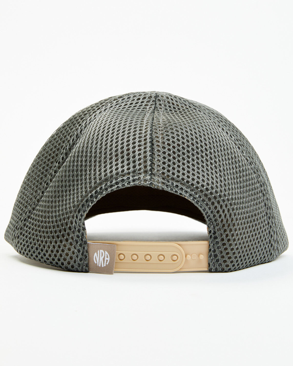 Image #3 - NRA Men's Gray Rubber Patch Snapback Baseball Cap, Grey, hi-res