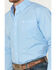 Cinch Men's Geo Print Long Sleeve Button Down Stretch Western Shirt, Blue, hi-res