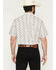 Image #4 - Cowboy Hardware Men's Hombre Skull Print Short Sleeve Snap Stretch Western Shirt, White, hi-res