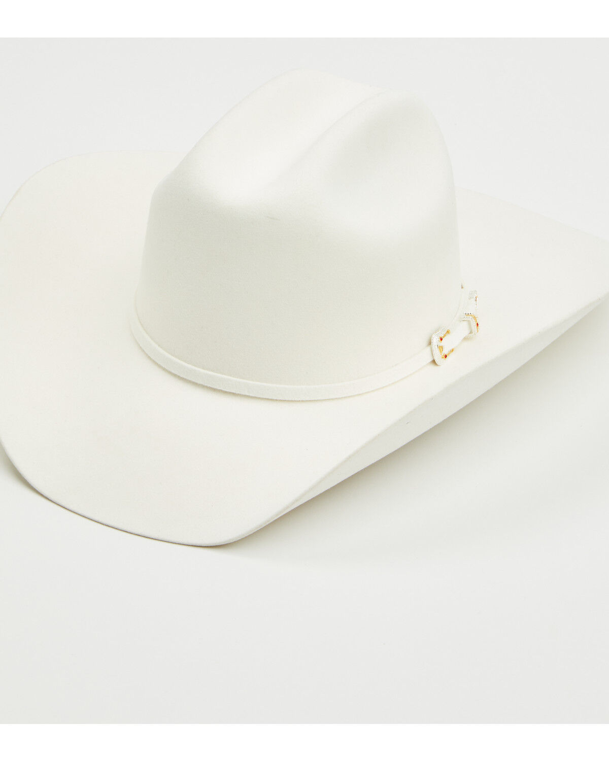 Image #3 - Serratelli Palo Alto 6X Felt Cowboy Hat, White, hi-res