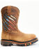 Image #2 - Cody James Men's 11" Decimator Western Work Boots - Nano Composite Toe, Brown, hi-res