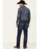Wrangler 20X Men's Steel Dark Wash Stretch Slim Straight Jeans , Blue, hi-res