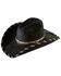 Bullhide Straight Shooter Faux Felt Cowgirl Hat, Black, hi-res