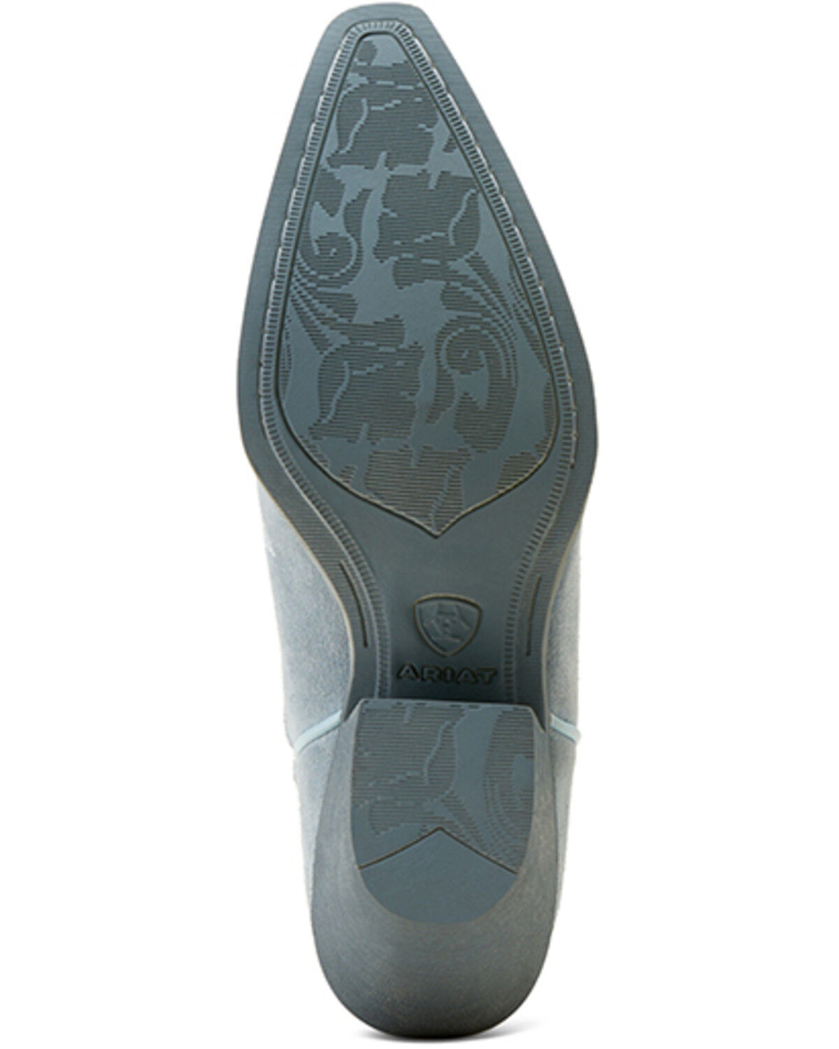 Image #5 - Ariat Women's Chandler Suede Western Booties - Snip Toe, Blue, hi-res