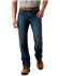 Image #1 - Ariat Men's Rebar M3 Loose Fit Sierra Wash Straight Jeans, Indigo, hi-res