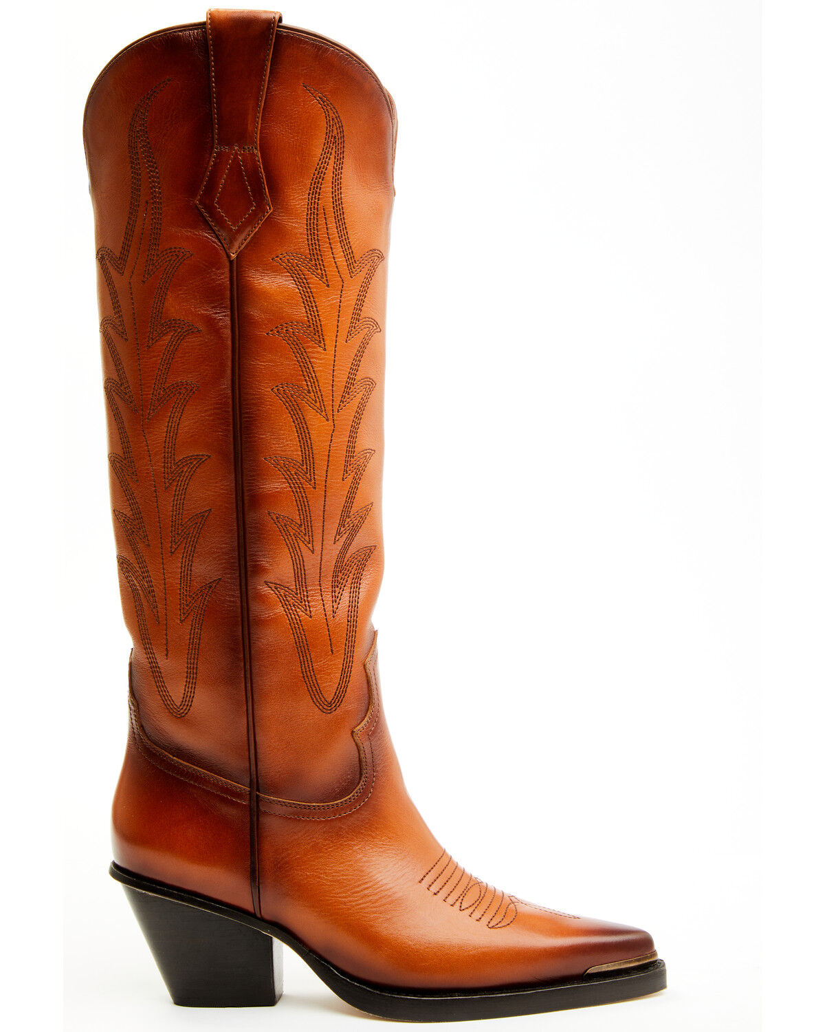Image #3 - Wonderwest Women's Estilo Tall Western Boots - Snip Toe, Brown, hi-res