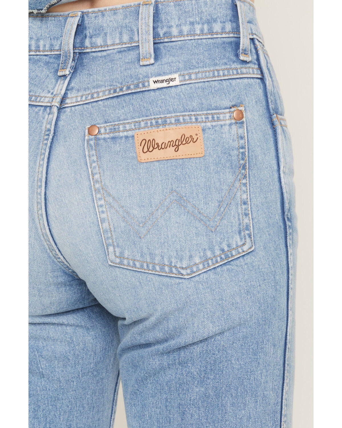 Image #4 - Wrangler Women's 70s Medium Wash High Rise Flare Denim Jeans, Medium Wash, hi-res