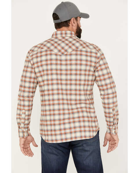 Image #4 - Pendleton Men's Wyatt Plaid Long Sleeve Snap Western Shirt, Blue, hi-res