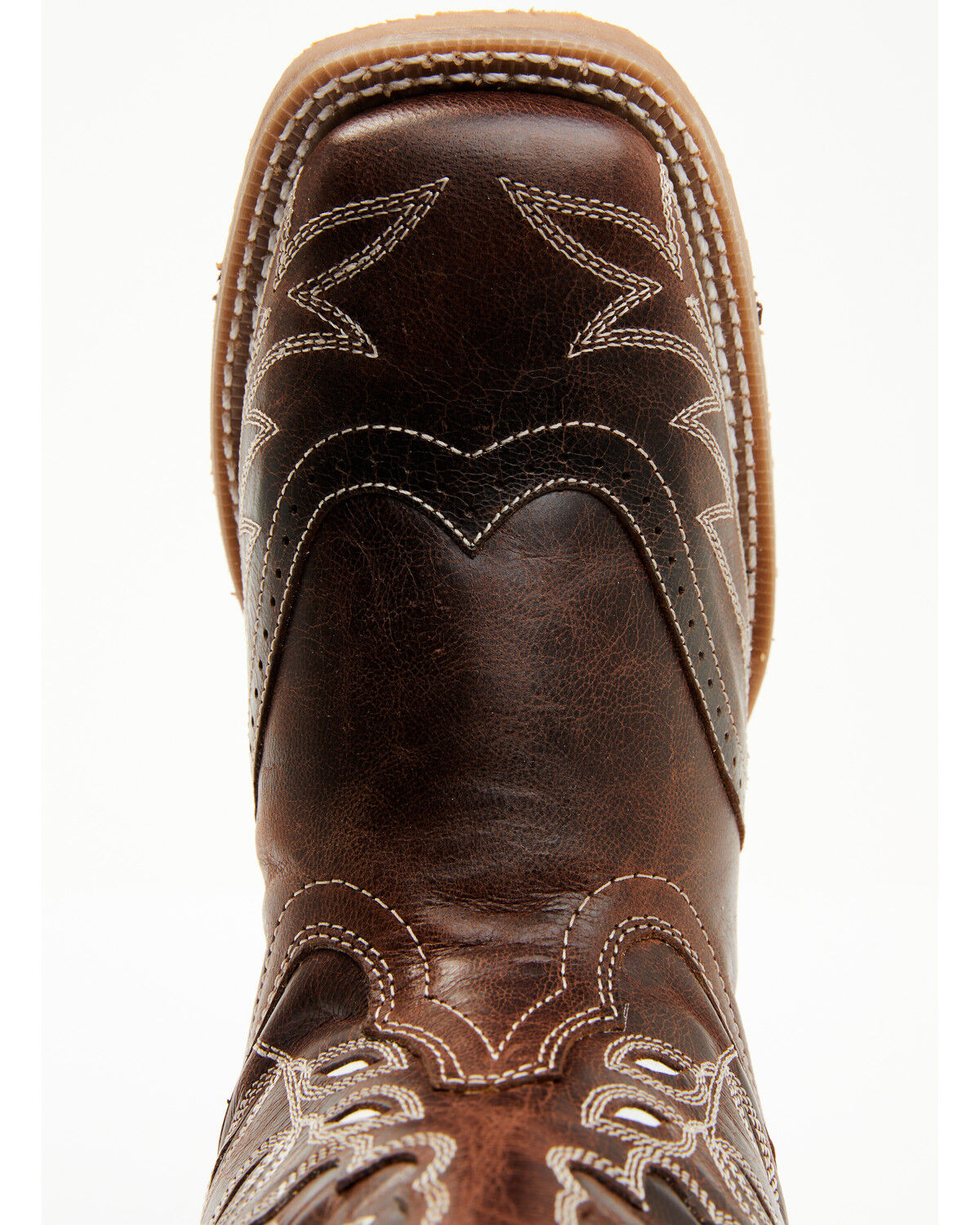 Image #6 - Laredo Women's Underlay Performance Western Boots - Broad Square Toe, Chocolate, hi-res