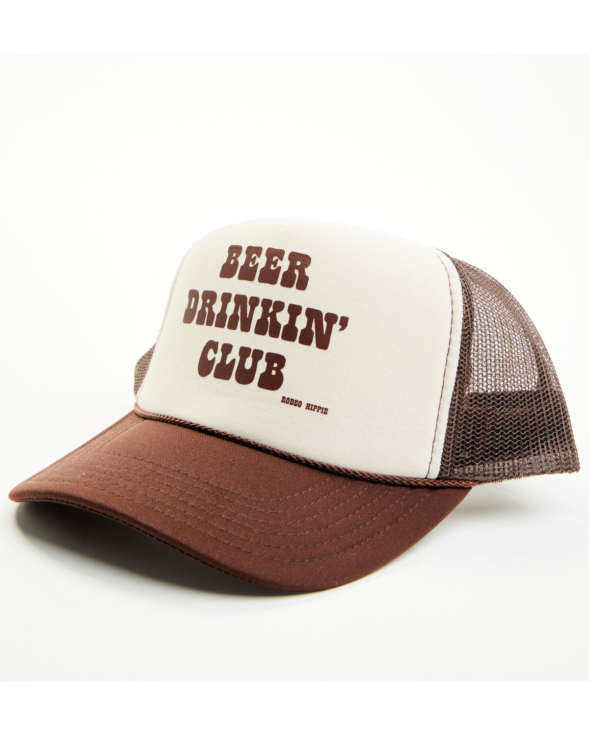 Image #1 - Rodeo Hippie Women's Beer Drinkin' Club Ball Cap, Brown, hi-res