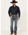 Image #2 - Rock & Roll Denim Men's Medium Wash Pistol Bootcut Stretch Denim Jeans, Medium Wash, hi-res