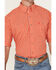 Image #3 - George Strait by Wrangler Men's Plaid Print Short Sleeve Button-Down Stretch Western Shirt, Red, hi-res