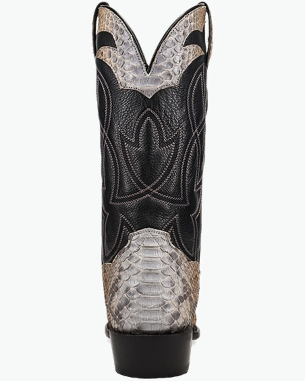 Image #5 - Dan Post Men's Exotic Python Western Boots - Snip Toe, Grey, hi-res