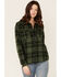 Image #1 - United By Blue Women's Plaid Responsible Button Down Western Flannel Shirt, Olive, hi-res