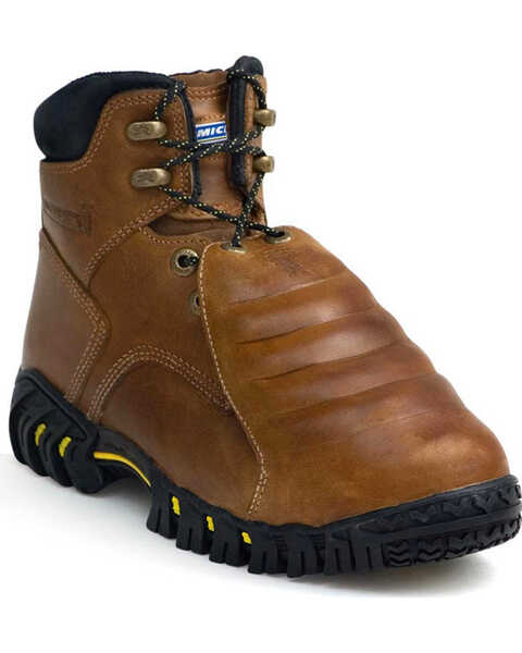 Michelin Men's 8" Sledge Metatarsal Work Boots - Steel Toe , Brown, hi-res