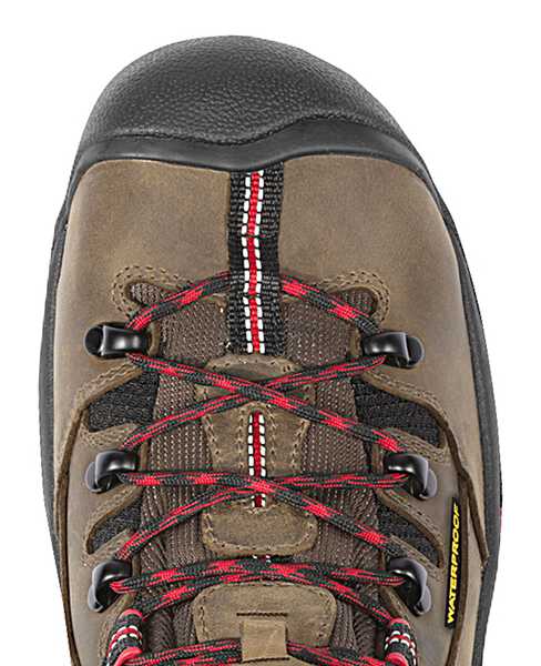 Image #5 - Keen Men's Pittsburgh Mid Waterproof Boots - Steel Toe, Bison, hi-res