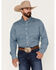 Image #1 - Panhandle Men's Performance Geo Print Long Sleeve Button Down Shirt, , hi-res