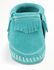 Minnetonka Infant Girls' Riley Moccasins - Moc Toe, Turquoise, hi-res