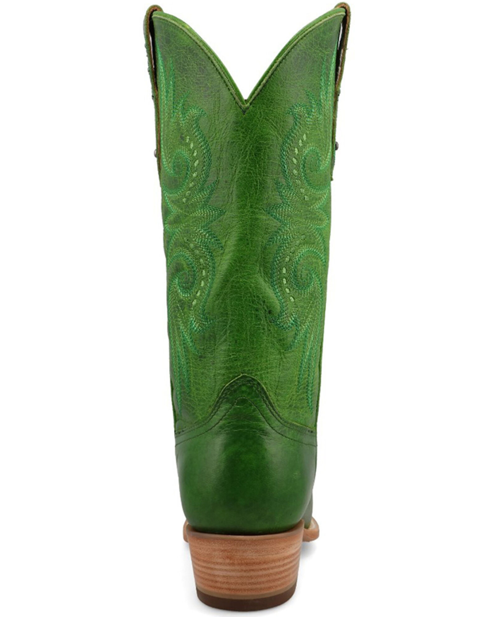 Image #5 - Black Star Women's Paradise Western Boot - Snip Toe, Green, hi-res