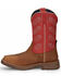 Tony Lama Men's Energy Waterproof Western Work Boots - Composite Toe, Brown, hi-res