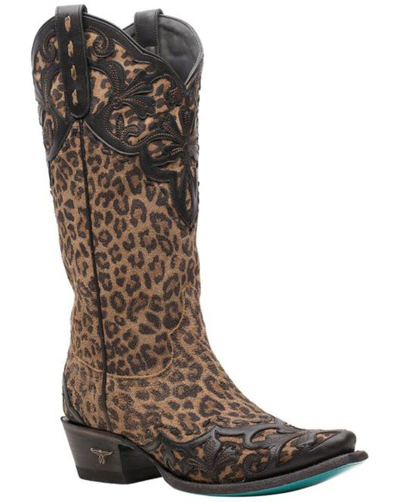 Lane Women's Lilly Western Boots - Snip Toe, Black, hi-res