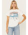 Image #1 - Youth in Revolt Women's Cowboy Downhill Short Sleeve Graphic Tee, Tan, hi-res