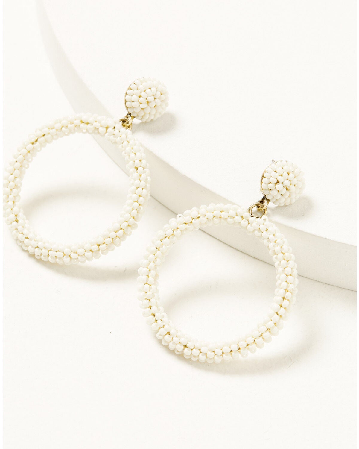 Shyanne Women's Desert Boheme Beaded Earrings, Gold, hi-res