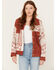 Image #1 - Miss Me Women's Southwestern Print Color Block Shacket, , hi-res