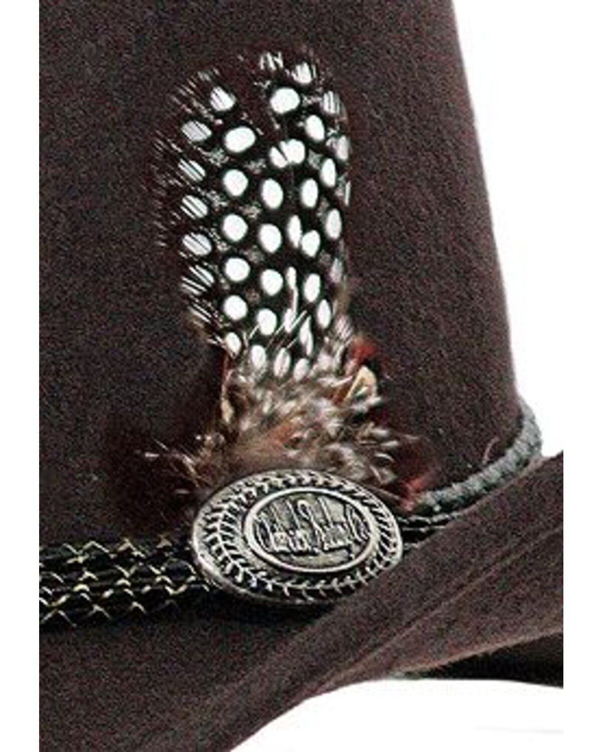 Image #2 - Outback Trading Co. Men's Shy Game Crusher UPF 50 Felt Western Fashion Hat, Brown, hi-res