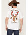 Image #1 - Riot Society Men's Buck Wild Short Sleeve Graphic T-Shirt, White, hi-res