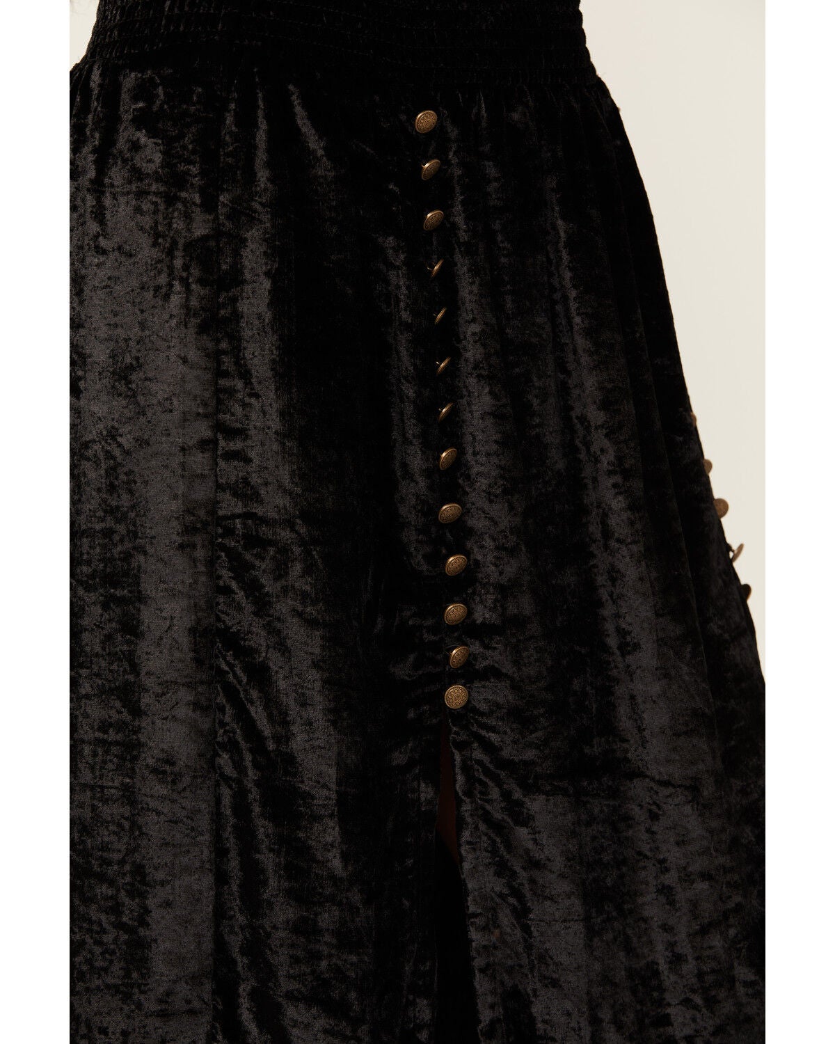 Image #2 - Shyanne Women's Velvet Skirt, Black, hi-res