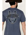 Image #4 - Cody James Men's Lucky Horseshoe Short Sleeve Graphic T-Shirt, Navy, hi-res