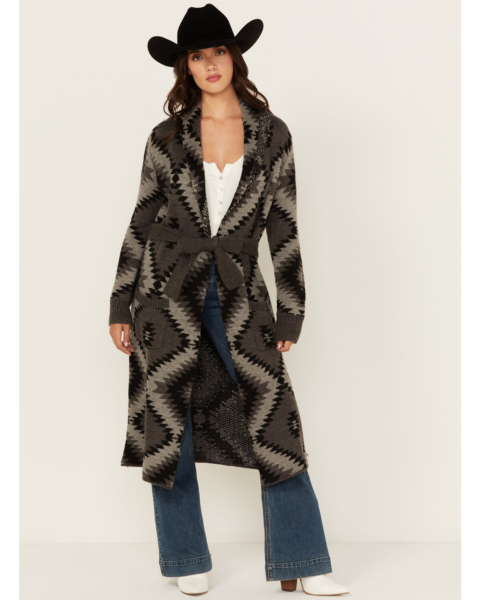 Southwestern print cardigan 2025