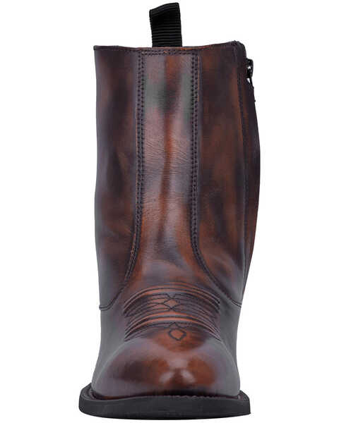 Image #5 - Laredo Men's Side Zipper Western Boots - Round Toe, Tan, hi-res