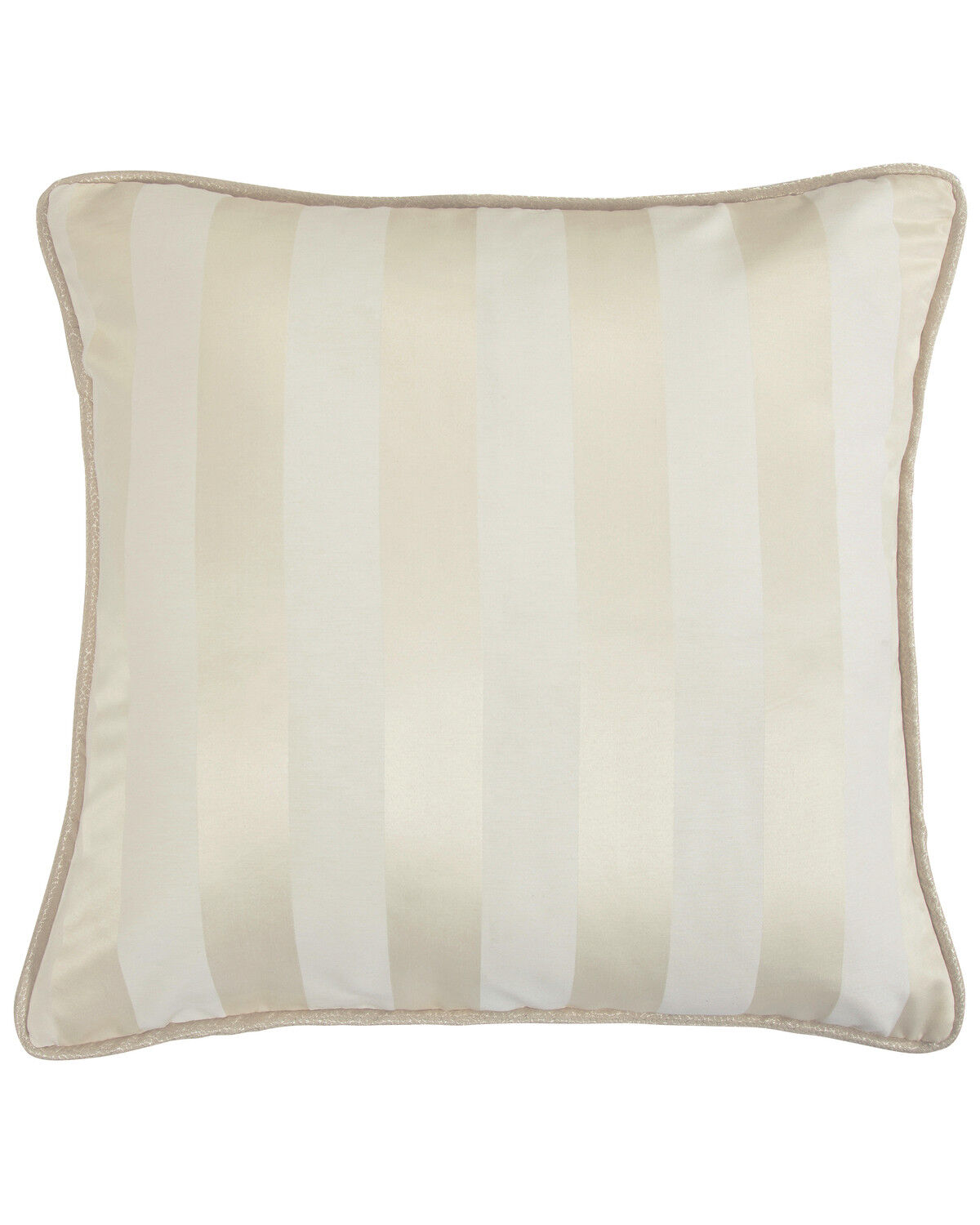 Image #1 - HiEnd Accents Hollywood Cabana Stripe Euro Sham, Cream, hi-res