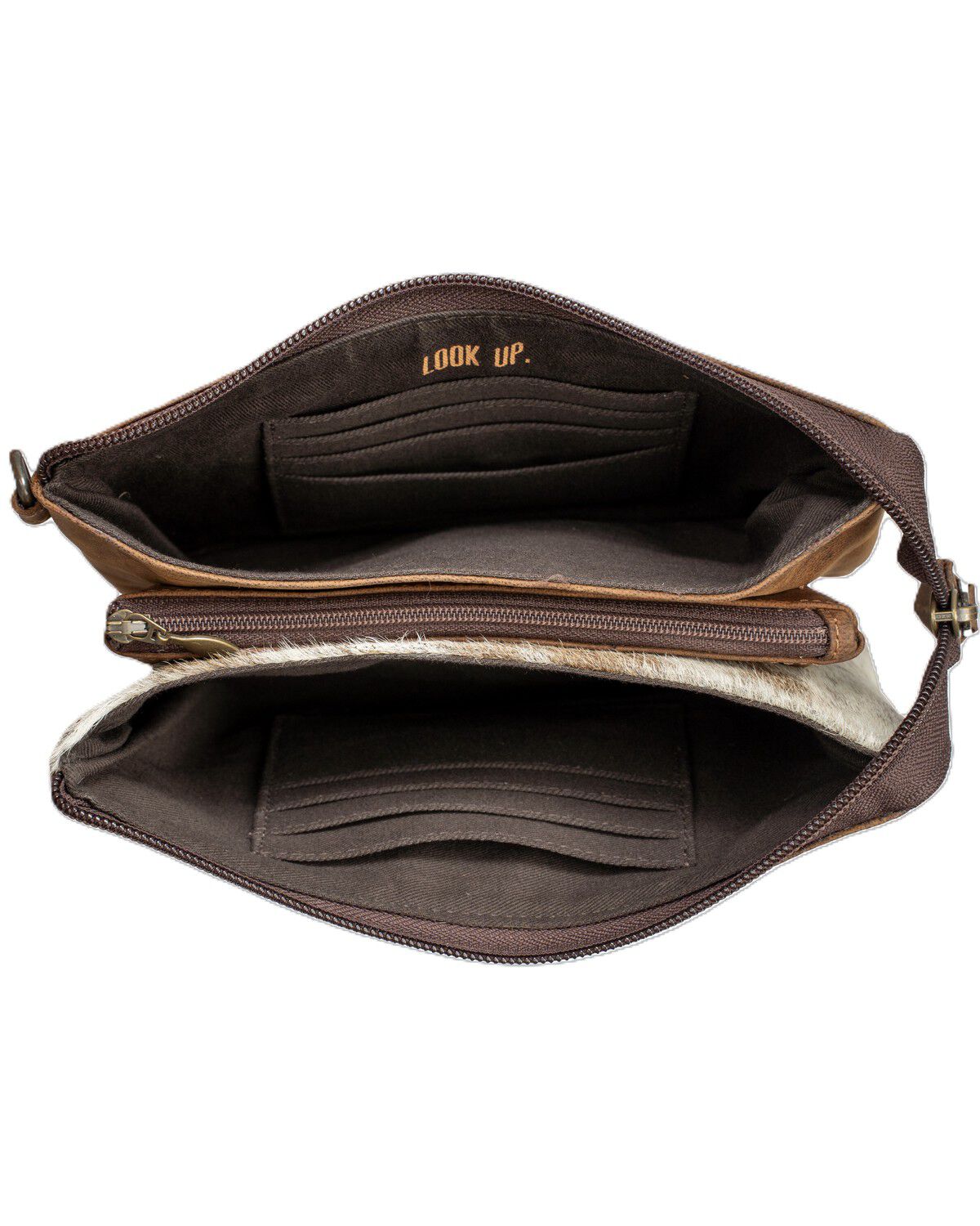 Image #4 - STS Ranchwear by Carroll Women's Rio Cowhide Crossbody Bag, Brown, hi-res