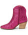 Image #3 - Matisse Women's Harlow Western Fashion Booties - Pointed Toe, Hot Pink, hi-res